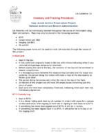 1.6 Inventory and Tracking Procedures
